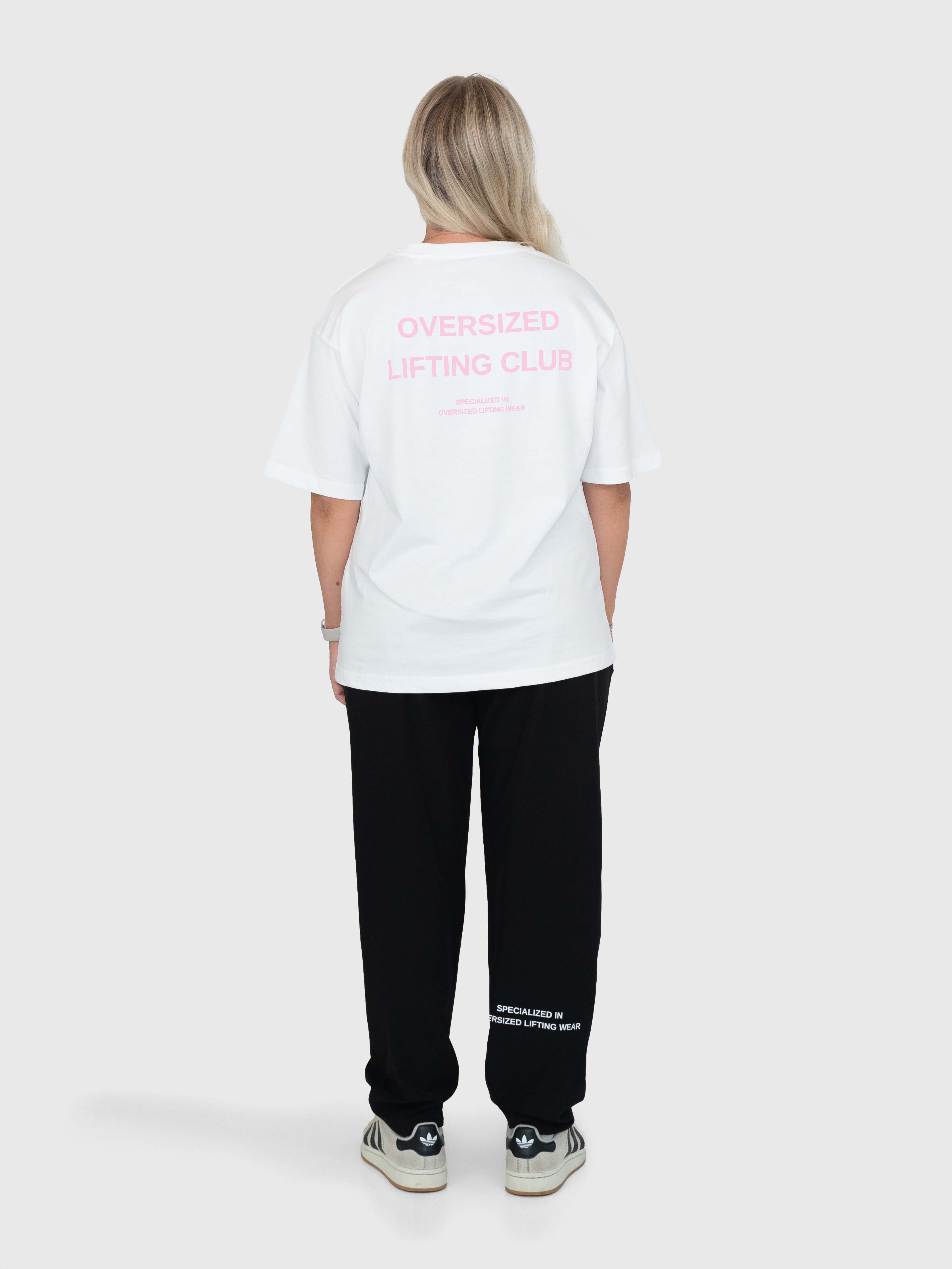 Confidence Box Tee - White/Pink